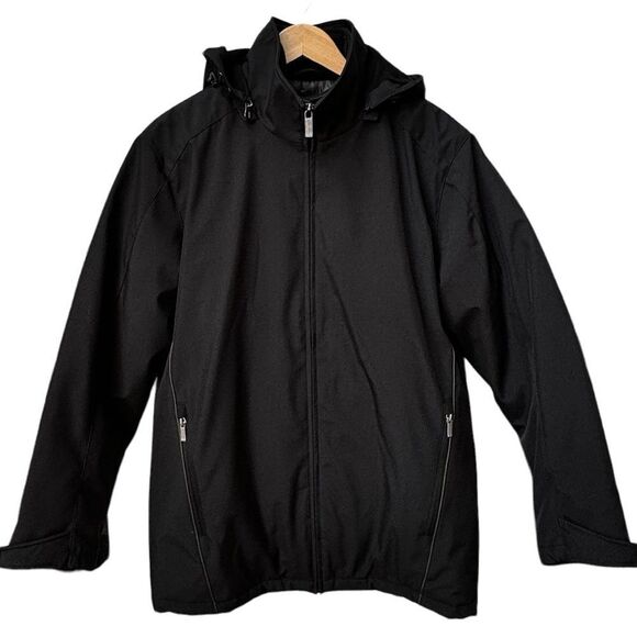 Weatherproof Black Ultra Tech Removable Fleece Lined Hood Jacket Coat. Small. - Picture 2 of 14